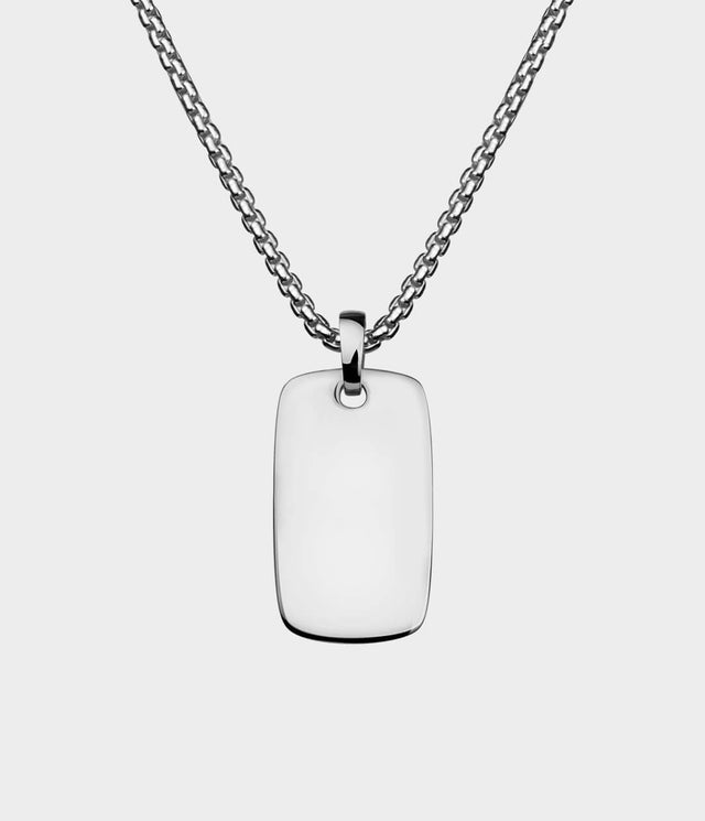 Soho Tag Pendant Necklace by Stephen Einhorn